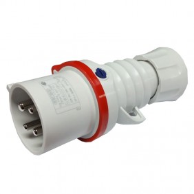 Enchufe móvil Gewiss 3P+E 32A IP44 rojo 380V...