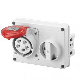 Presa interbloccata Gewiss 3P+N+T 32A IP44 380V...