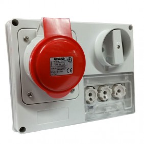 Gewiss verriegelte Steckdose 3P+N+E 32A IP44...