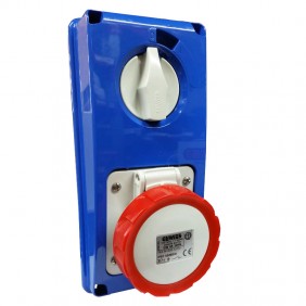 Gewiss vertical interlocked socket 3P+E 16A...