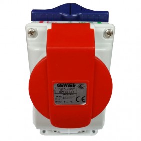 Prise verrouillée Gewiss verticale 3P+N+T 16A...