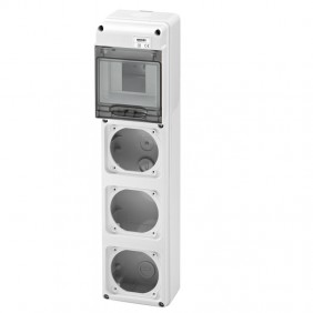 Tableau Gewiss à 5 modules avec 3 brides pour...