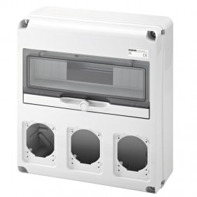 Tableau Gewiss 14 modules avec 3 brides pour...