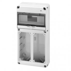 Tableau Gewiss 10 modules avec 2 brides pour...