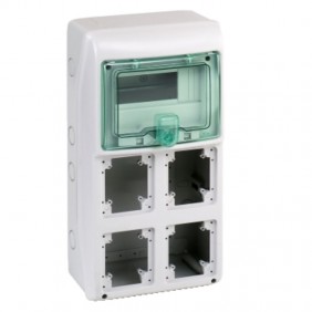 Quadro Schneider industriale 8 moduli per 4...