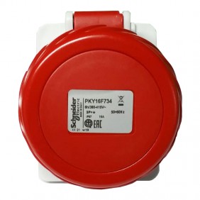 Prise Schneider encastrée industrielle 3X16A+T...