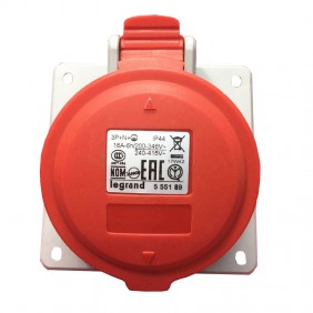 Toma inclinada CEE Legrand 3P+N+E 3X16A+NT 400V...