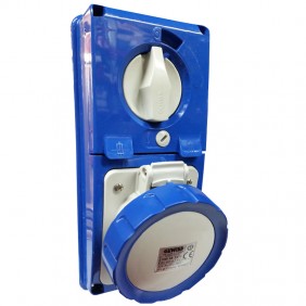 Presa interbloccata Gewiss verticale 2P+T 32A...