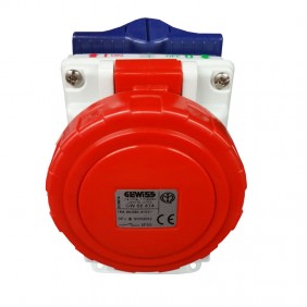 Gewiss vertical interlocked socket 3P+E 16A...