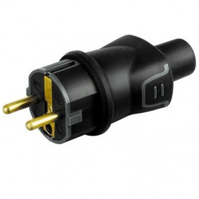 Spina caucciù bimateria Bticino 2P+T S2018GE