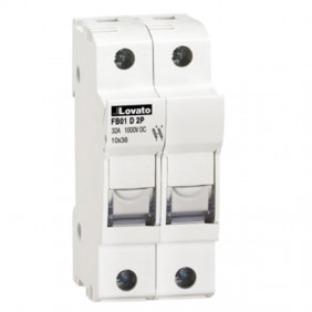 Portafusibles Lovato 32A para fusibles 10x38mm...