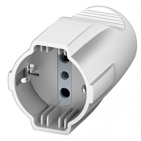 Toma volante Bticino tipo P30 2P+E 16A Blanco...