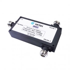 Divisore Mitan SPLITTER-2 DV2T con 2 uscite...