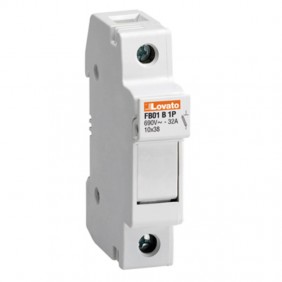 Porta fusibile Lovato 1 Polo 32A 10X38mm 1...