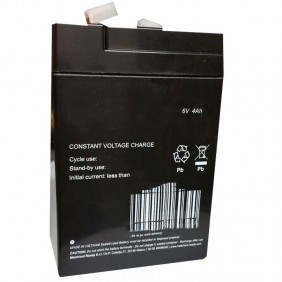 Lead acid battery 6V 4.5 Ah Cobat Included B6V4.5A