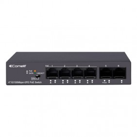Comelit Network Switch 4 puertos POE + 2 Uplink...
