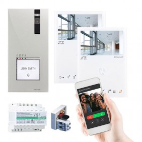 Kit de vidéophone Comelit à deux écrans QUADRA...