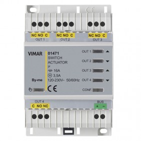 Vimar multifunction home automation actuator 4...