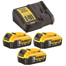Kit de démarrage batterie et chargeur Dewalt...