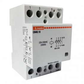 Contattore modulare Lovato 40A AC1 220VAC 3...