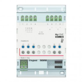 Bticino actuator with 3 independent relays and...
