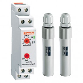 LVM25 240 modular Lovato level relay kit and 2...