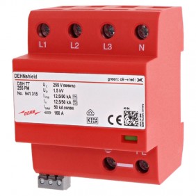 Descargador de sobretensión Dehn T1/T2 3+1...