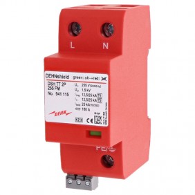 Scaricatore di sovratensione Dehn T1/T2 2 poli...