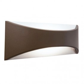 Sovil Moon große braune LED-Wandleuchte 12W...