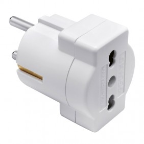 Adaptador Unel Gewiss Enchufe 2P+E 16A Enchufe...