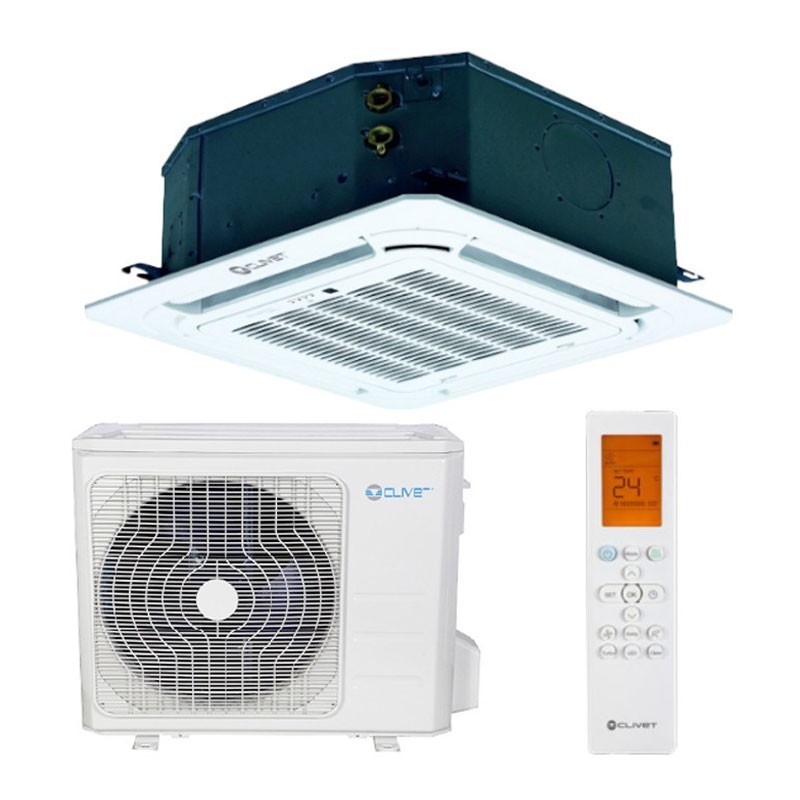 Climatizzatore a cassetta Clivet 5KW 18000btu Inverter A++/A+ R32