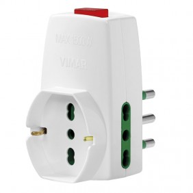 Vimar Dreifachadapter 16A Stecker und 2...