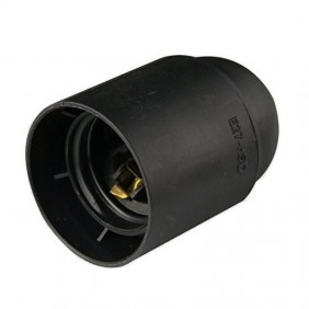 Douille lisse Master E27 noir 00503