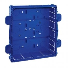 Multifunctional recessed box for plasterboard...