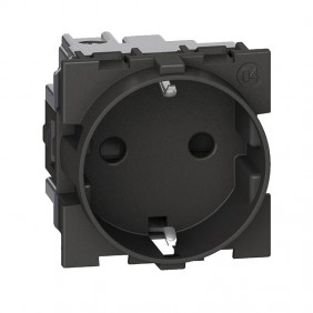 Bticino Living Now German standard socket black...
