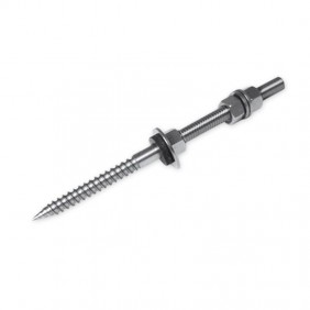 Tornillo de doble rosca Teknomega M10 x 200 mm...