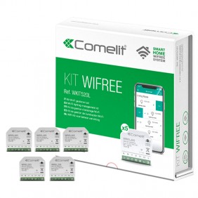Kit smart home Wi-Fi Comelit per gestione Luci...