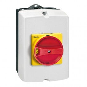 Lovato wall-mounted rotary disconnect switch...