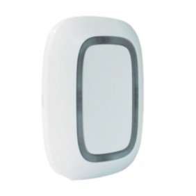 Botón de pánico inalámbrico Ajax blanco BUTTON-W