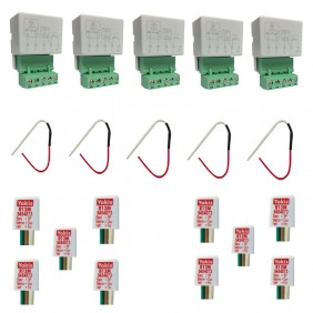Kit d'automatisation pour 5 volets roulants...