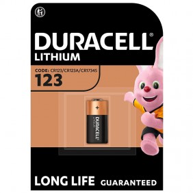 Duracell DL123A 3V Lithium Akku für Kameras...