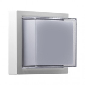 Plafón LED Century Pura Square 10W 3000K Blanco...