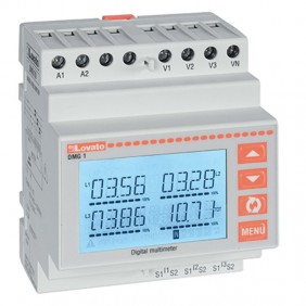 Lovato LCD multimeter rs485 built-in 100-240VAC...