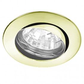 Nobile adjustable recessed spotlight GU10 gold...
