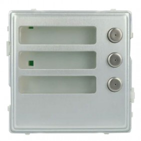 Urmet anodized aluminum Sinthesi module with 3...