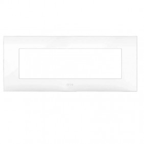 Placa Ave YOUNG44 color blanco 7 módulos 44PJ07B