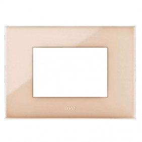 Plaque Ave YOUNG44 couleur sable 3 places 44PJ03SA