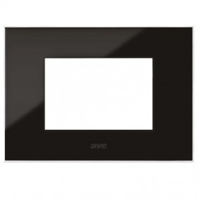 Ave YOUNG44 plate black color absolute 3 places...
