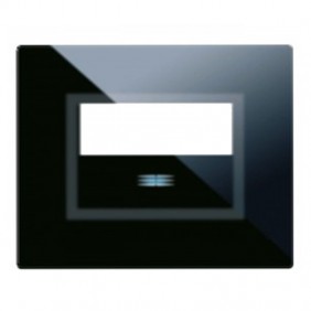 Ave Plaque tactile en verre 3 modules Pour 1...