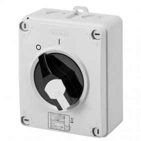 Interruttore Rotativo Gewiss HP 3X32A da parete...